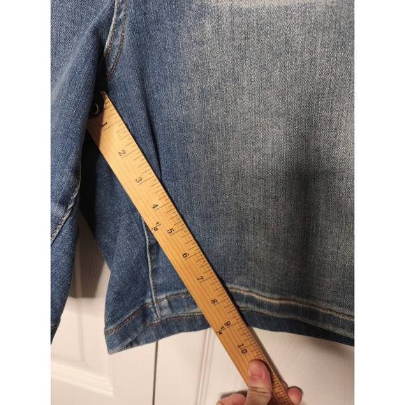 Judy Blue Shorts Women's 3XL Blue High Waist Tummy Control Top Denim‎ NWT - Picture 8 of 15